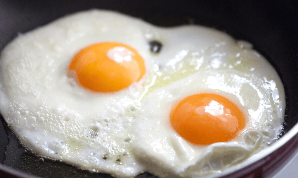 Two Fried Duck Eggs
