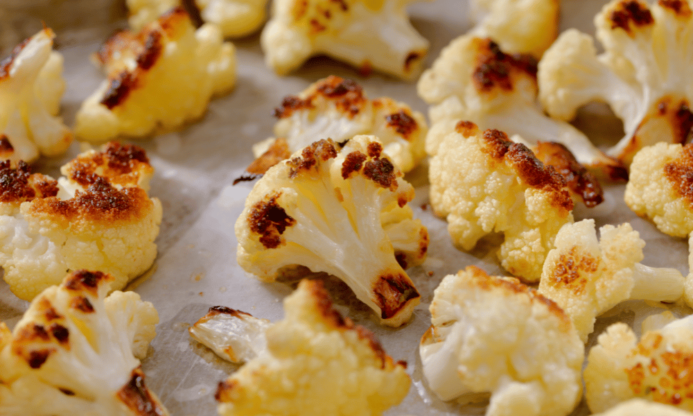 Spaced Out Cauliflower Roasting