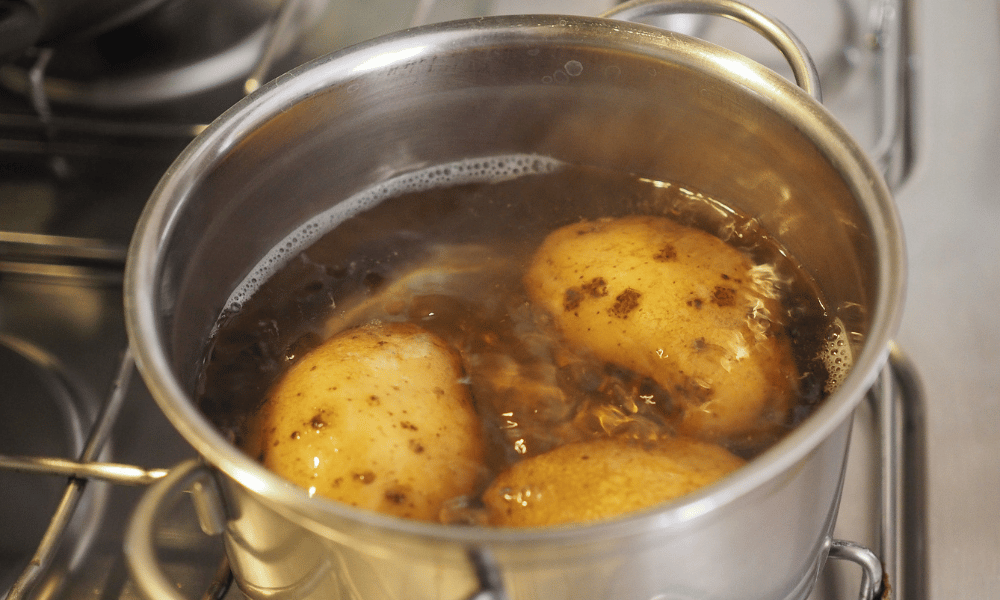 Boiling Potatoes Without Lid