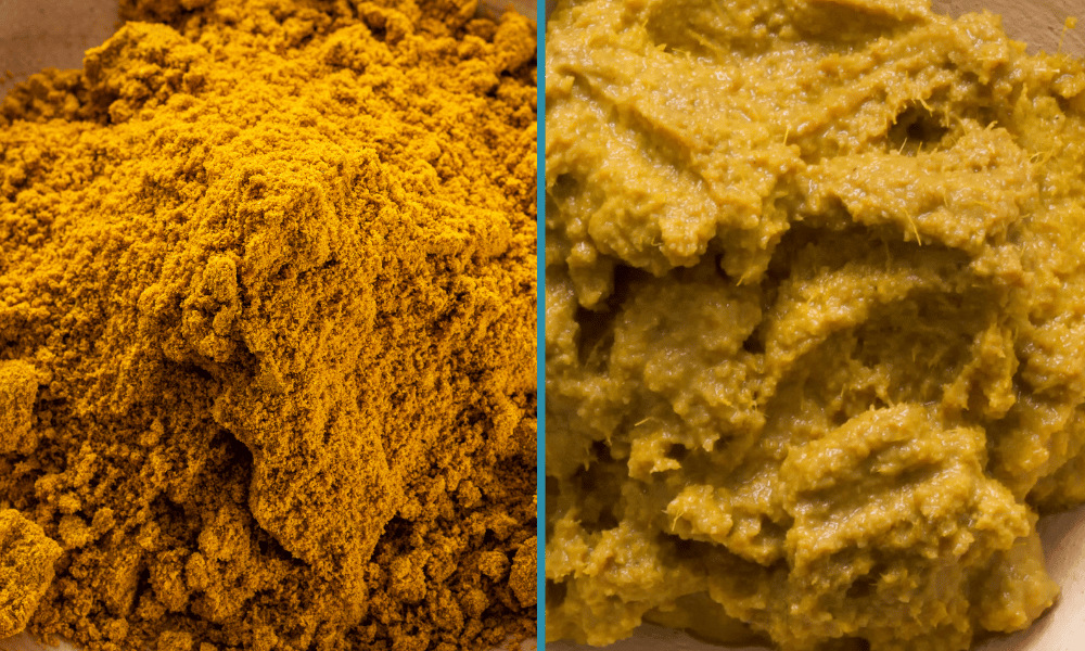 Curry Paste vs Curry Powder