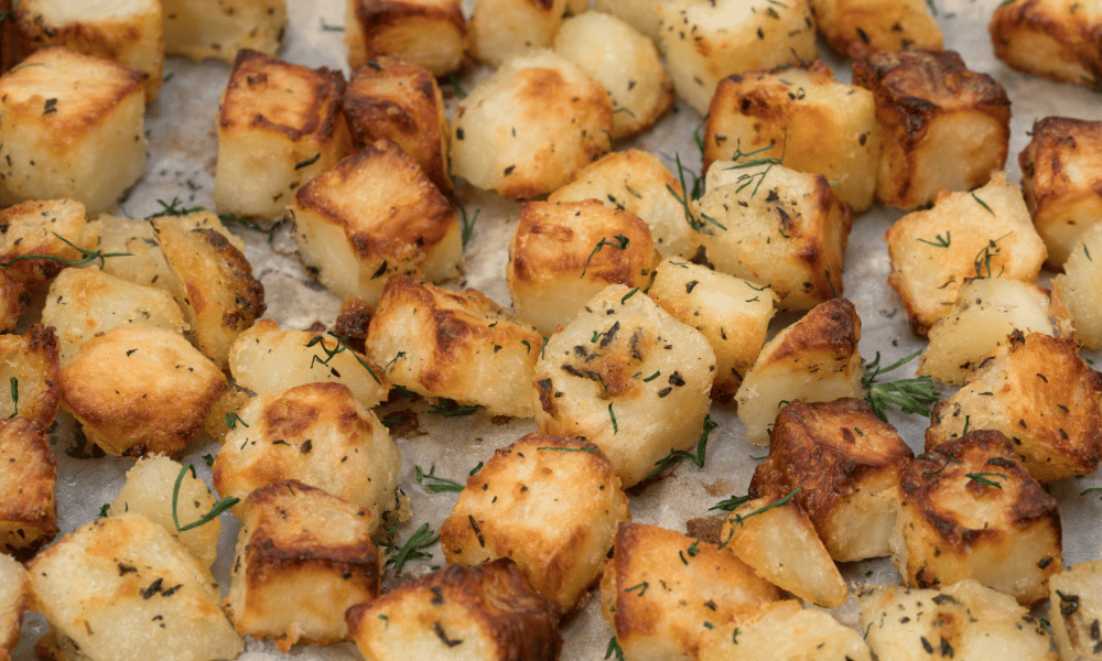 Small Cooked Potato Cubes