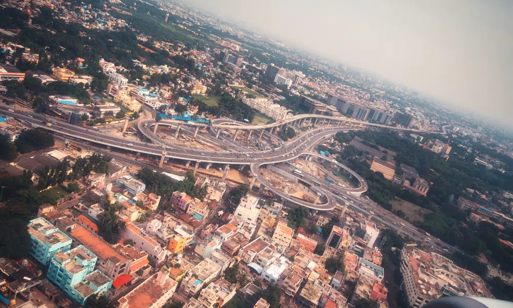 Chennai City from the Air
