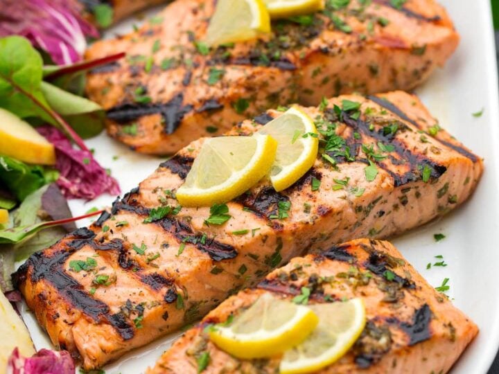 Image for Lemon Garlic Herb Grilled Salmon