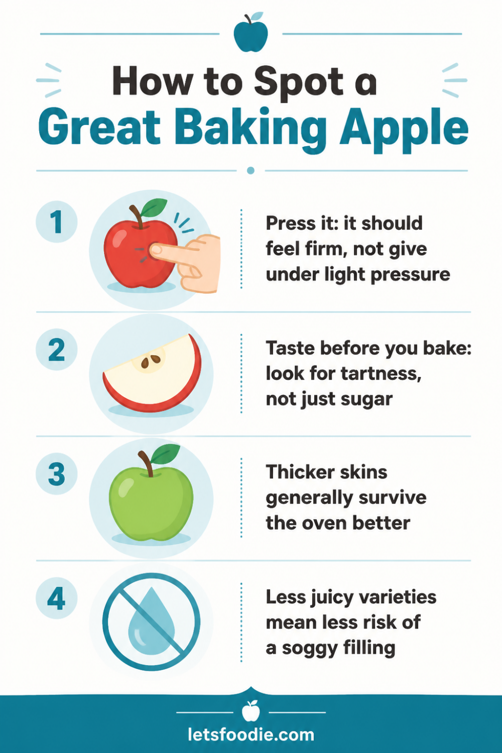 The Best Apples for Baked Apples (and Which to Skip) infographic