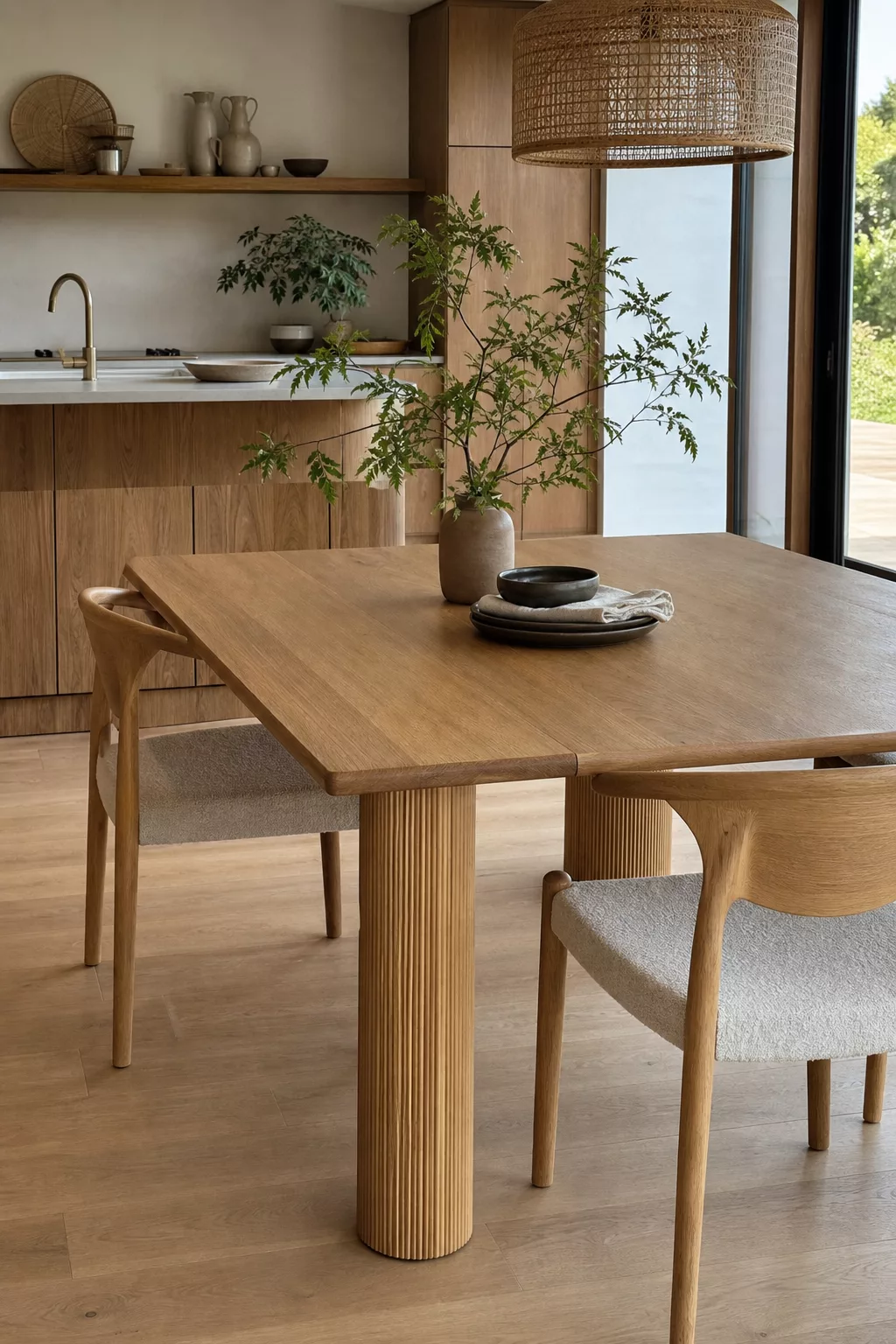 Bamboo Accent Table