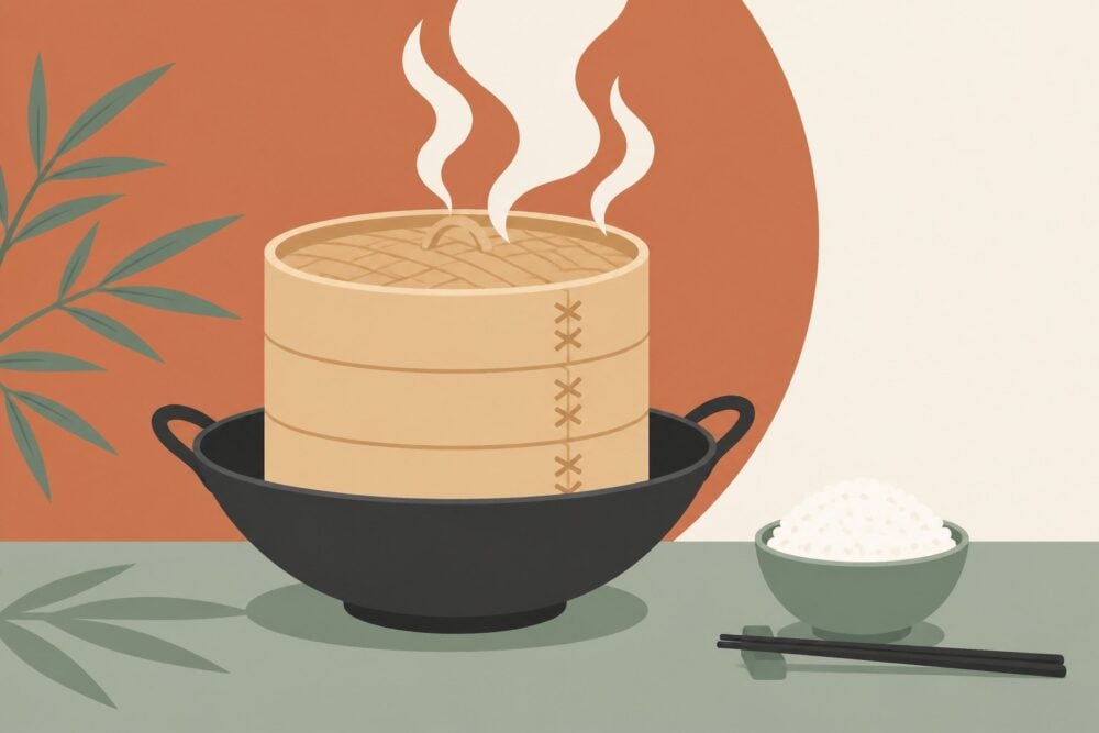 How to Steam Rice in a Bamboo Steamer
